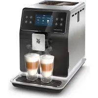 WMF Perfection 840L, Espressokone, 2 L, Kahvipavut, Jauhettu kahvi, Sisäänrakennettu jauhin, Musta, Ruostumaton teräs (CP850D15)