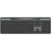 Logitech – LOGI Slim Solar+ Keyboard Graphite (US) (920-013764)