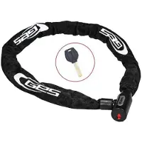 Ges 6 Mm Chain Lock Musta 100 cm