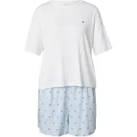 Tommy Hilfiger Underwear Pyjamashortsit ecru / vaaleansininen / musta