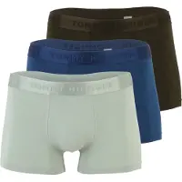 Tommy Hilfiger Underwear Bokserishortsit tummansininen / oliivi / vaaleanvihreä