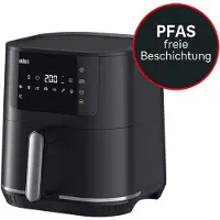 Braun MultiFry 5 HF 5034I, 6 l, 1,5 kg, 1700 W, airfryer, musta