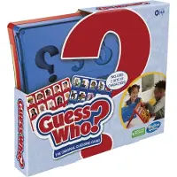 Hasbro Kuka se on? klassinen lautapeli 6-vuotiaille ja sitä vanhemmille lapsille, 2 pelaajaa