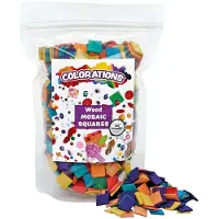 Colorations - Wooden Mosaic Squares 1000 pcs.
