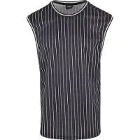 Urban Classics Striped Mesh Hihaton T-paita