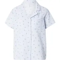 Hunkemoller Pyjamapaita kuninkaallisen sininen / vaaleansininen / oliivi