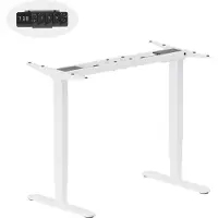 Equip 650814, 125 kg, Sähkö, 2 jalkoja, Alumiini, Muovi, Terästä, Valkoinen, 110 cm