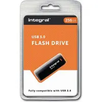 Integral USB 3.0 256GB MUSTA - - Flash-muisti - Tallennuskapasiteetti - Liitintyyppi