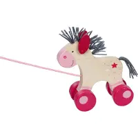 Goki Wooden Pull Animal Horse Lillie