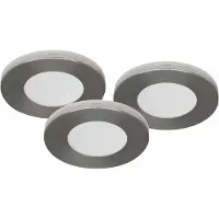 Malmbergs Spottisarja pinta tai uppoasennus (Ø57mm) LED 9W 230V satiini