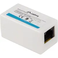 Lanberg AD-RJ45-RJ45-OU6, Valkoinen, 1 kpl