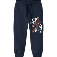 Name it Nmmfloyd Spider Nreg Swe Pants Bru Mar - Navy - 92