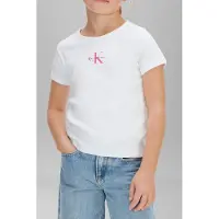 Calvin Klein Jeans Paita vaaleanpunainen / musta / luonnonvalkoinen