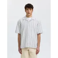 Selected Slmrlxclay Linenblend Ss Shirt Res Noos - White - XL