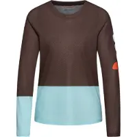 POC Women's Motion Air Long Sleeve MTB Jersey Bronzite Brown/Lazurite Blue L