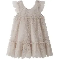 Lil´ Atelier Nmffauna Capsl Tulle Dress Lil - Cream - 104