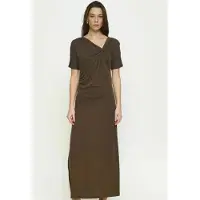 Soft Rebels Srella Drape Dress - Brown - XS