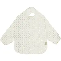 Cam Cam Sleeved Bib - Bows - Cream - ONE SIZE