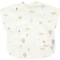 Cam Cam Copenhagen Short Sleeved Bib - Blueberries - Cream - ONE SIZE