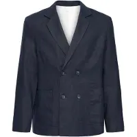 Casual Friday Cfedlund 0272 Linen Blazer - Navy - 50