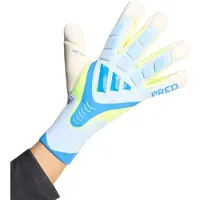 Adidas Maalivahdin Hanskat Predator Pro Hybrid Pc Ice Cold Precision - Crystal Sky/ray Blue/keltainen, koko 11