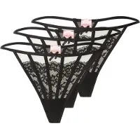 Hunkemoller Stringit 'Maxime' musta