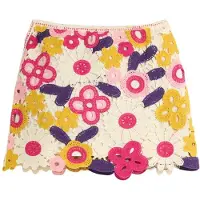 Desigual Hame tummankeltainen / tummanvioletti / tumma pinkki / villanvalkoinen