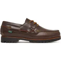 Ralph Lauren for man. 812913545002 Ranger brown leather boat shoes (43), Flat, Laces, Casual, Classic