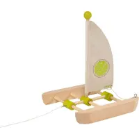 Goki Wooden Catamaran Construction Kit 11 pieces.