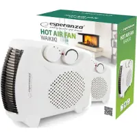 Esperanza EHH004 electric space heater Indoor Black,White 2000 W