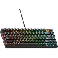 Glorious GMMK - keyboard - 75% - with knob - QWERTY - US English - black Input Device - Pelinäppäimistö - Englanti (US) - Musta