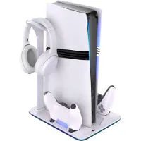 FIXED FIXPS5PS-MCS-BW, Telakka-asema, PlayStation 5 Slim, PlayStation 5 (2023) Slim, 215 mm, 360 mm, 280 mm