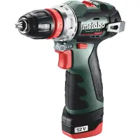Metabo Akkukäyttöinen ruuvinväännin PowerMaxx BS BL Q; 12 V; 35 Nm; 2x2 Ah akku