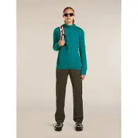 Icebreaker Merino Blend 200 Realfleece Descender Kokovetoketjullinen Collegepaita