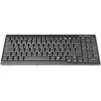 Digitus DS-72000ES - keyboard - QWERTY - Spanish - black Input Device - Näppäimistö - Espanjalainen - Musta