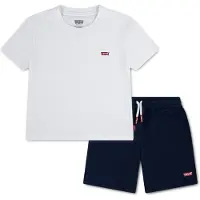 Levi's Batwing T-paita & Shortsit Bright White Bright White 6 Y Valkoinen 6 vuotta Pojat