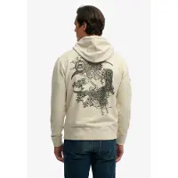 Superdry for man. M2014485A Tokyo Narrative Loose beige sweatshirt (XXL), Casual, Cotton