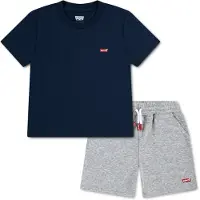 Levi's Batwing T-paita & Shortsit Dress Blues Dress Blues 6 Y Sininen 6 vuotta Pojat