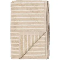Scandi Living Drift kylpypyyhe 100x150 cm Beige valkoinen