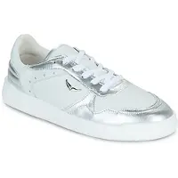 Zadig & Voltaire for girl. X60602 Silver casual shoes (39), Leather, White, Flat, Laces, children's fashion