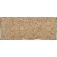 Dixie Elin matto Honey comb natural, 80x200 cm