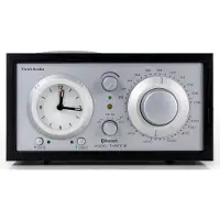 Tivoli Audio Model Three BT -kelloradio, musta/hopea