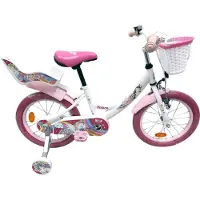 Volare Unicorn Polkupyörä 16'', Valkoinen