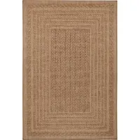 NORTHRUGS Hanse Home Forest hiekan- ja ruskeansävyinen olohuoneen- ja ulkomatto 240x330 cm, sopii käytettäväksi terassilla tai parvekkeella