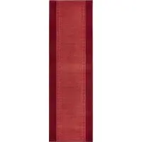 Hanse Home Matto Basic Band Red, 80x300 cm