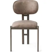 Hannah Home 2 tuolin setti Muriz, 43x83x47,5 cm, ruskea