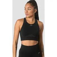 ICANIWILL Ultra Seamless Sports Bra Black