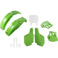 Ufo Kawasaki Kx 250/500 1989-1989 Kakit189f-999 Fork Protectors & Muovisarja