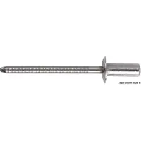 Osculati Ruostumaton Teräs Standardi Niittipää 4x12 Mm 1000 Yksiköt