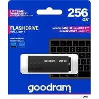 Goodram UME3 USB Flash - 256 Gt USB Type-A 3.2 Gen 1 (3.1 Gen 1) Musta